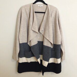 Madewell Meridian Colorblock Sweater Coat
